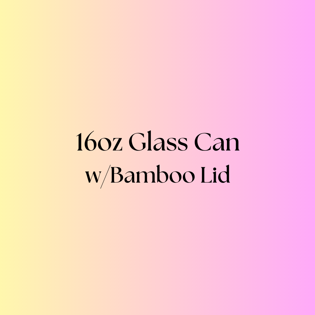 16oz Glass Can (Decal ONLY)