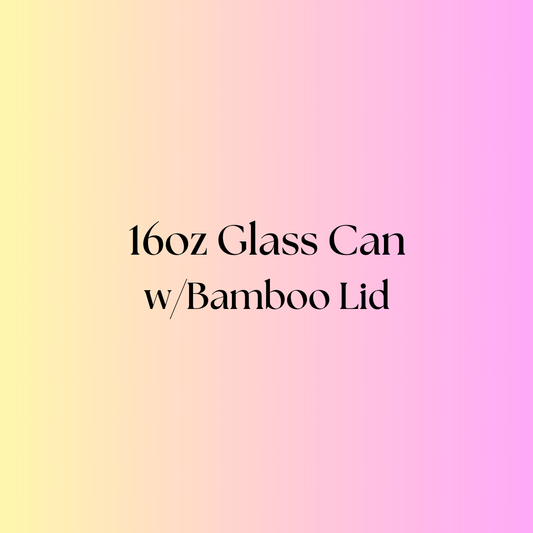 16oz Glass Can (Decal ONLY)