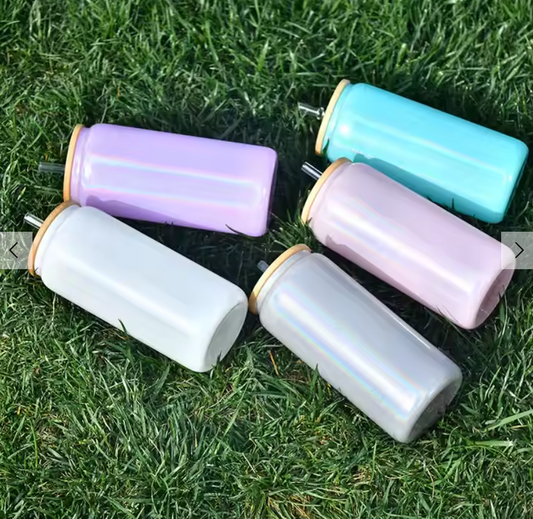 16oz Shimmer Glass Can (Decal ONLY)
